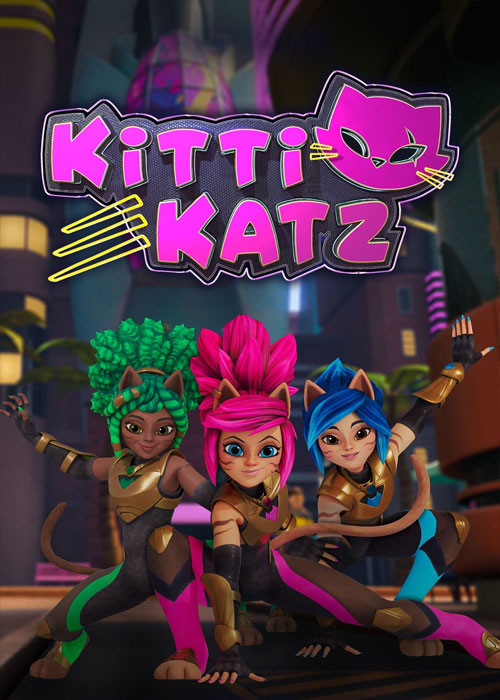 دانلود انیمیشن دختران گربه ای با زیرنویس فارسی Kitti Katz 2023 TV Series