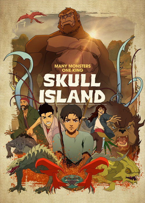 دانلود انیمیشن جزیره جمجمه با زیرنویس فارسی Skull Island 2023 TV Series