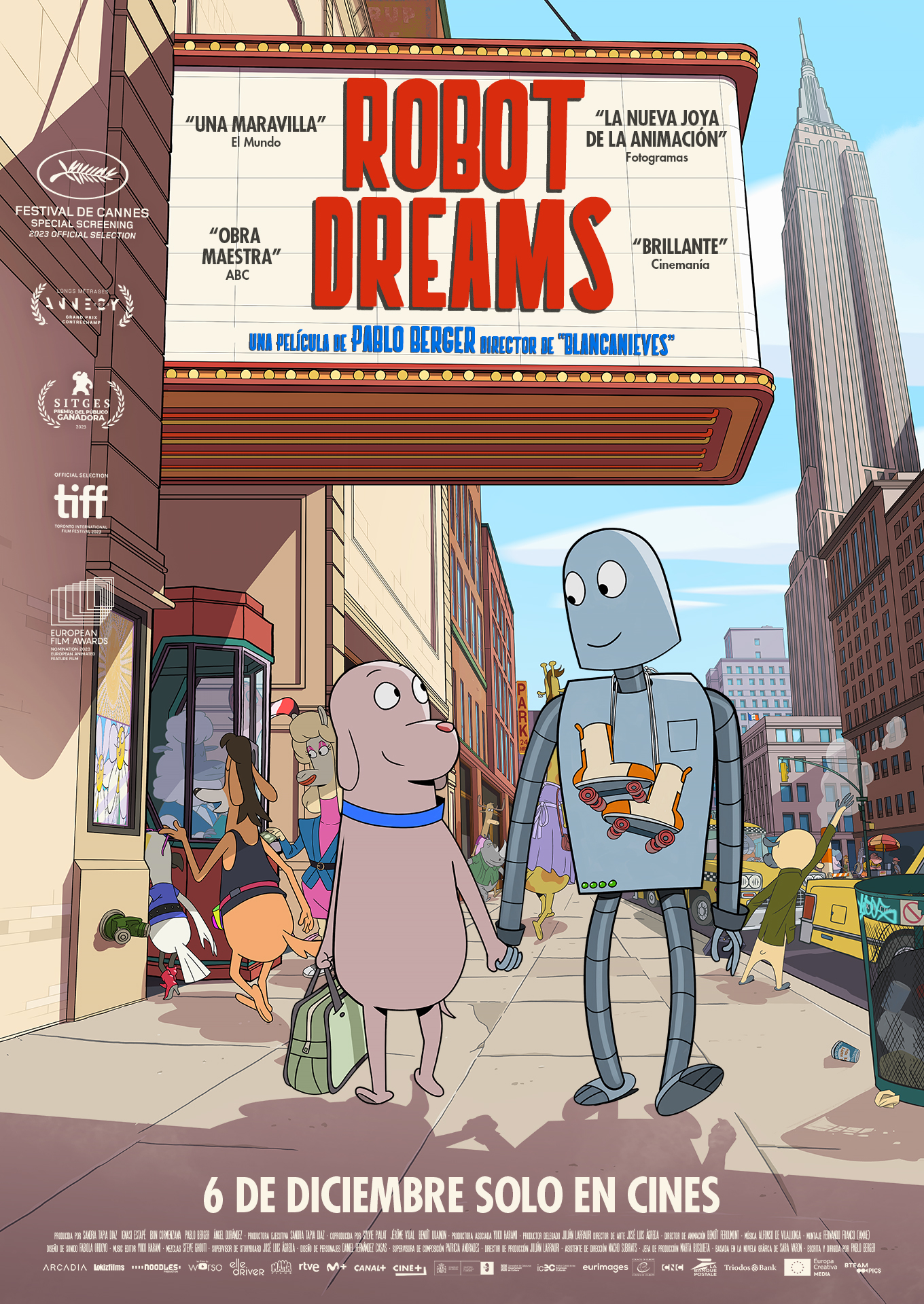 انیمیشن ربات رویاپردازی می کند  Robot Dreams 2023+زیرنویس فارسی