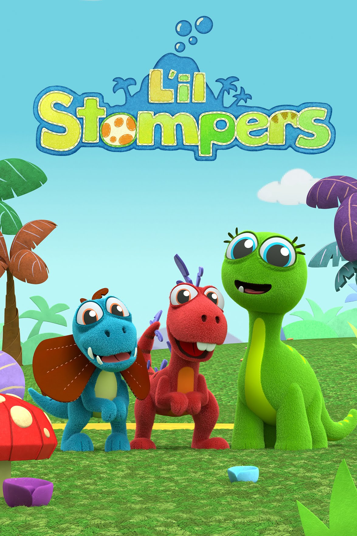 دانلود کارتون دایناسورهای دوست داشتنی L’il Stompers 2023 TV Series